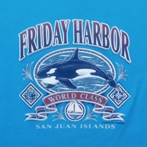 vintage Orca Whale San Juan tank top shirt